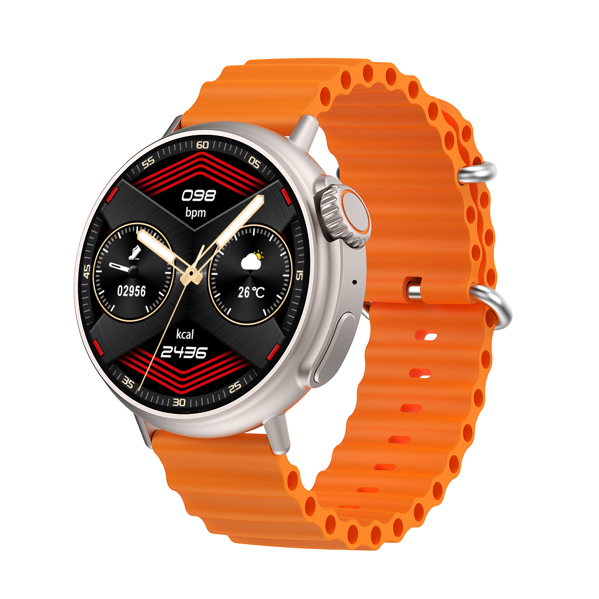 HS09 round dial make Call fitness smartwatch heart rate outdoor sport wrist applas women's electronic watch Men smart watches