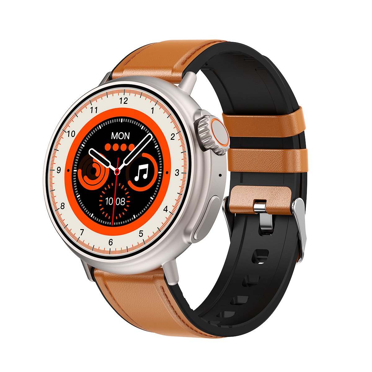 HS09 round dial make Call fitness smartwatch heart rate outdoor sport wrist applas women's electronic watch Men smart watches