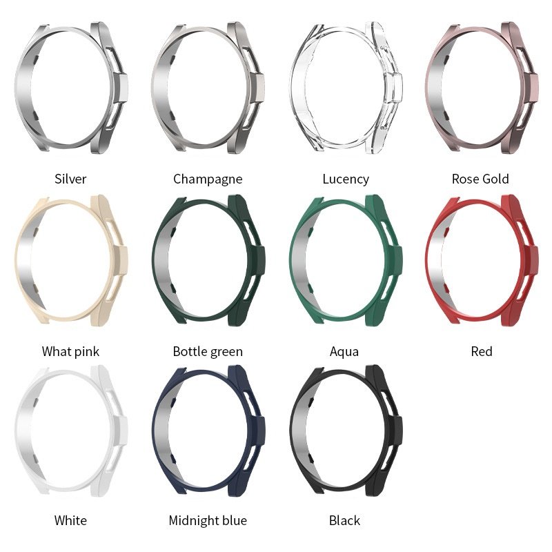 PC Hollow Cover Case For Samsung Watch 7 Ultra FE 40/44/47mm Smart Watch Accessories For Samsung Watch7 PC Half Protective Cases