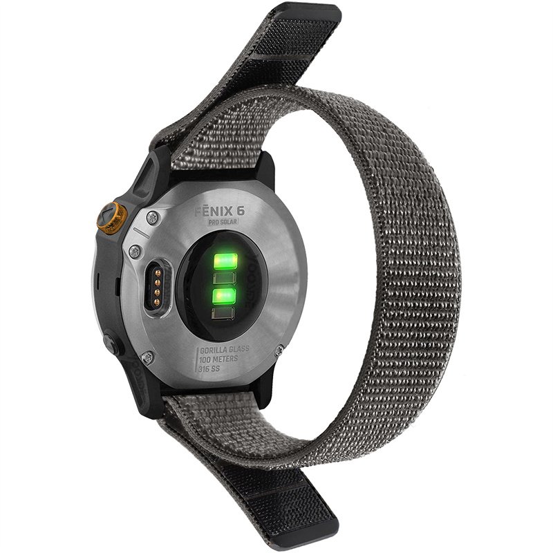 New 22mm 20mm 26mm Fabric Braided Nylon Smart Watch Band For Garmin Fenix 7 7S 7X 6 6s Strap For Samsung Galaxy Watch 5 4 3