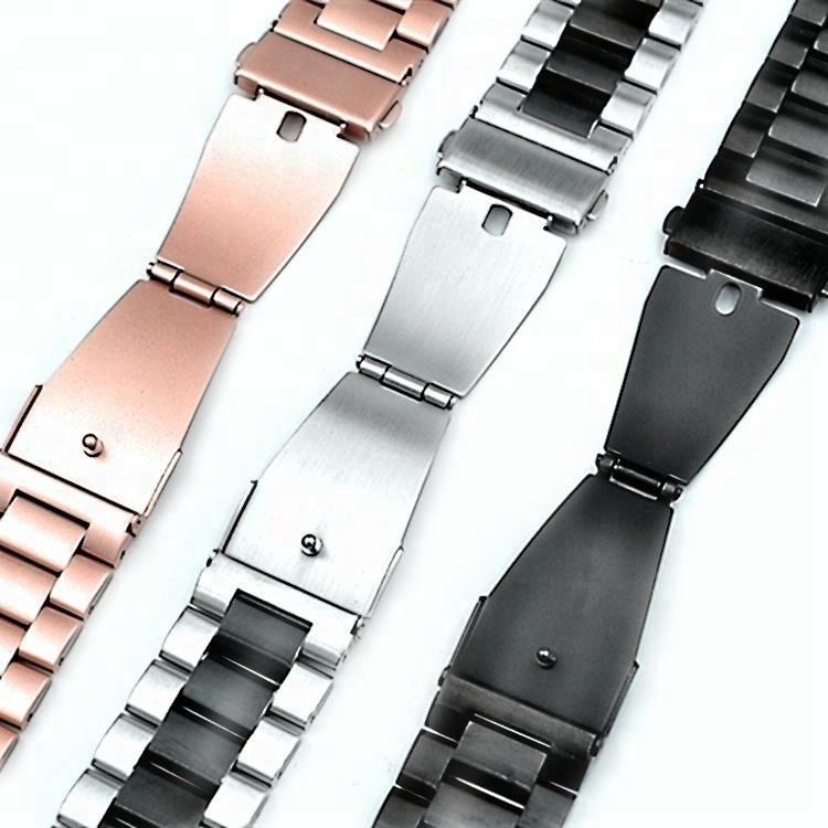 Fashion classic replacement 304 stainless steel smart watch strap with quick release for samsung watch band