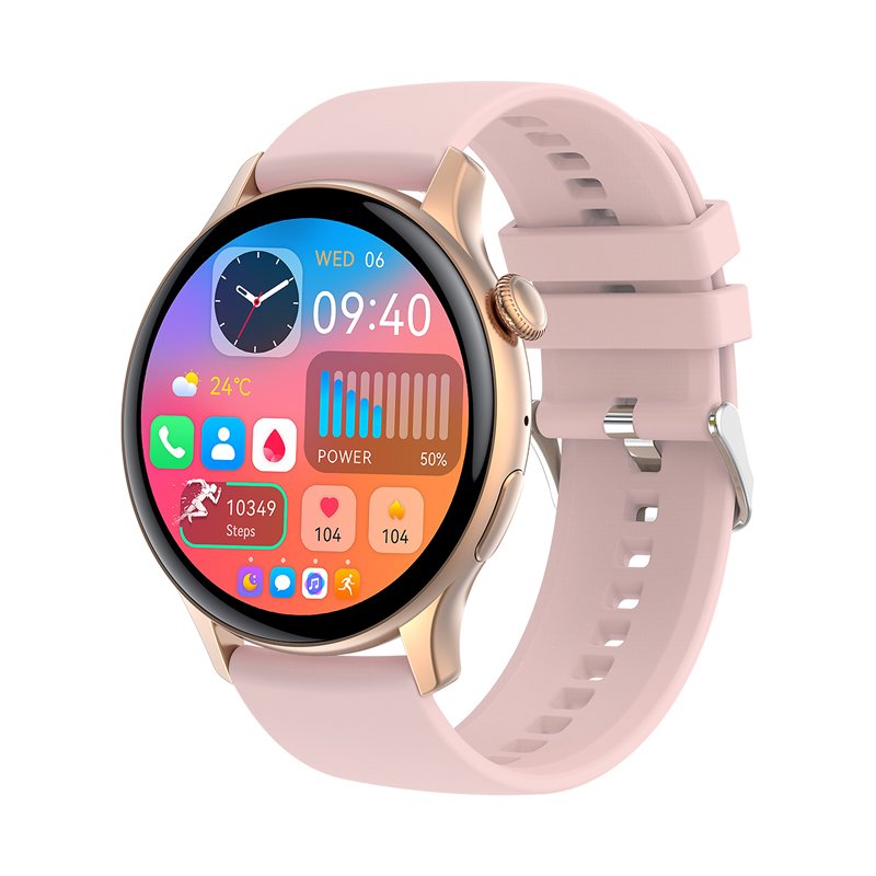 New AMOLED Smart Watch HK85, 1.43inch 466*466 Display 260mAh Battery BT Calling Voice Assistant Custom Watch Faces