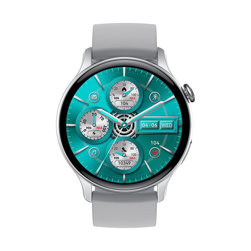 New AMOLED Smart Watch HK85, 1.43inch 466*466 Display 260mAh Battery BT Calling Voice Assistant Custom Watch Faces