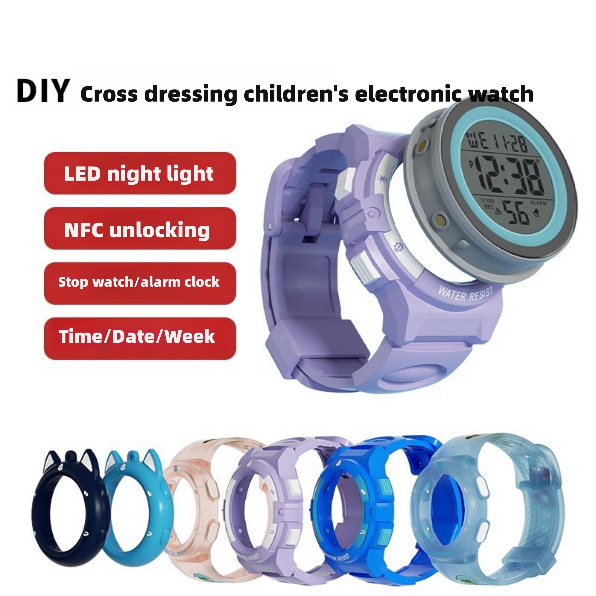 K01 smart watch for kids band replacement wristband smartwatch strap multifunctional digital watch children's smart watch