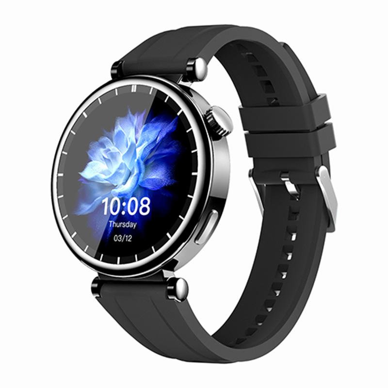 2024 WS520 Smart Watch BT Call Female Health Monitoring 1.28inch Amoled Screen Waterproof Voice Assistant Women Smartwatch Gift