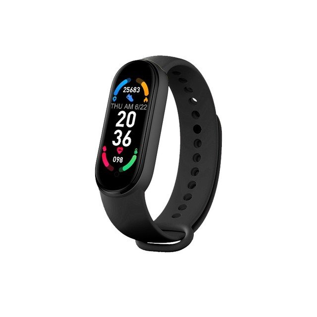 2024 new latest Health Fitness Tracker Color Display M6 Smart Bracelet Fitness Watch App Calorie Silicon Smart watch