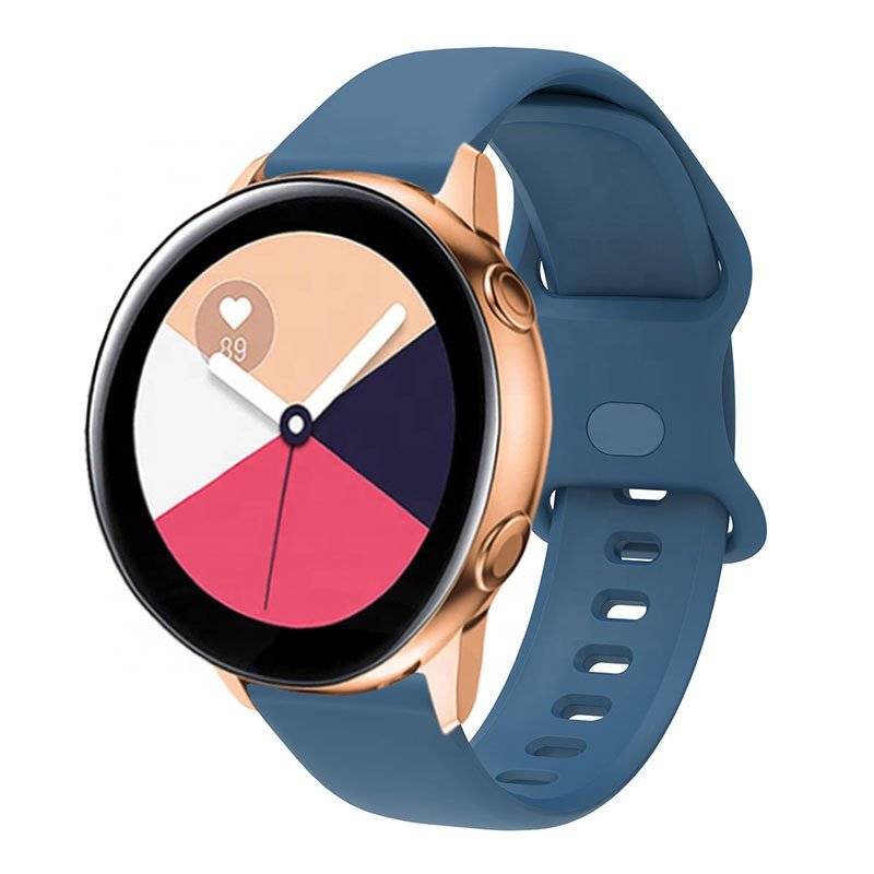 Smart Watch Band Silicone Strap For Samsung Galaxy Watch 4 5 Pro Active 2 Rubber Strap for huawei watch3 pro