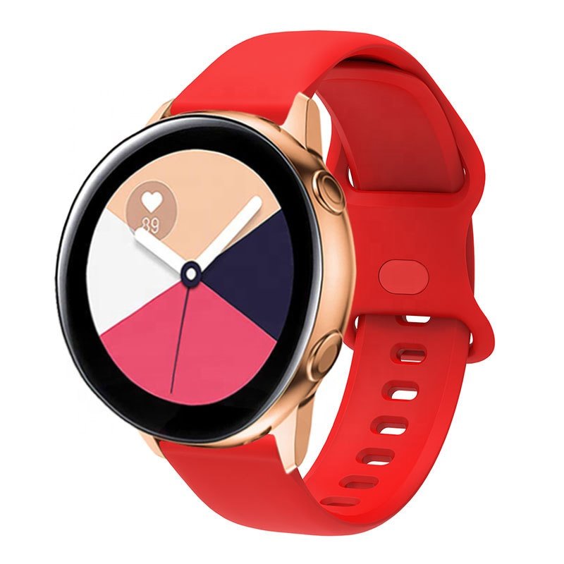 Smart Watch Band Silicone Strap For Samsung Galaxy Watch 4 5 Pro Active 2 Rubber Strap for huawei watch3 pro