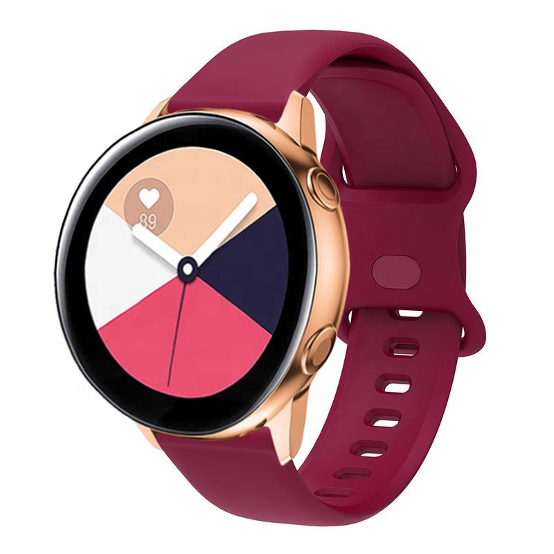 Smart Watch Band Silicone Strap For Samsung Galaxy Watch 4 5 Pro Active 2 Rubber Strap for huawei watch3 pro
