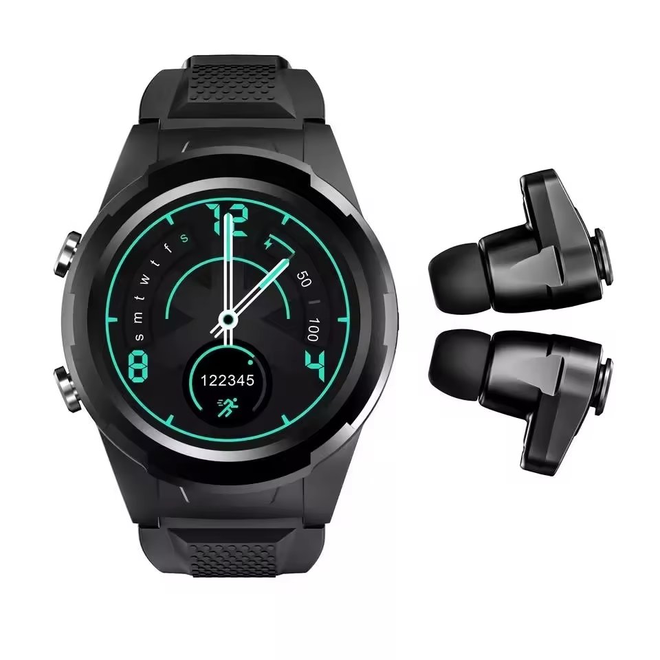 Hot Sale JM06 Tws Smart Watch Men Wristband With Earphone Music Sports for Exercise Run 2 in 1 Android earbuds Headphone