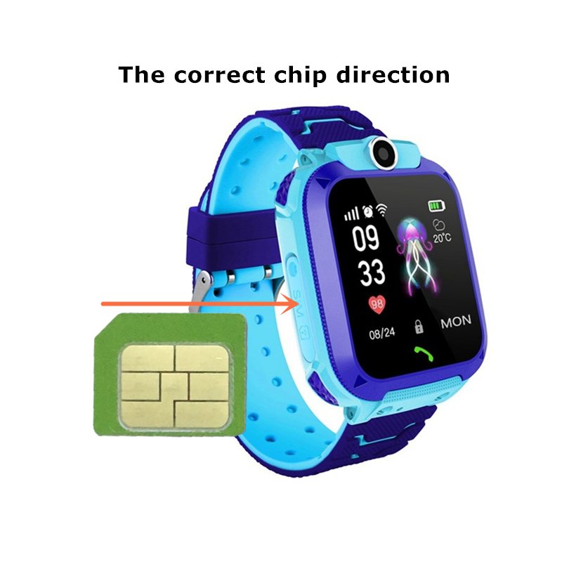 Q12 Smartwatch Children's Smart Watch SOS Phone cartoon digital watch for kids With Sim Card Waterproof IP67 Kids Gift