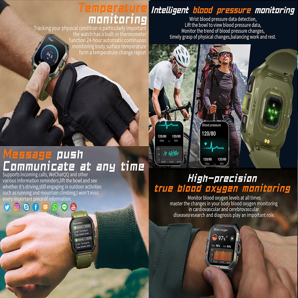 Outdoor sport smartwatch waterproof digital smart watch band custom women mens reloj sport smart watches men