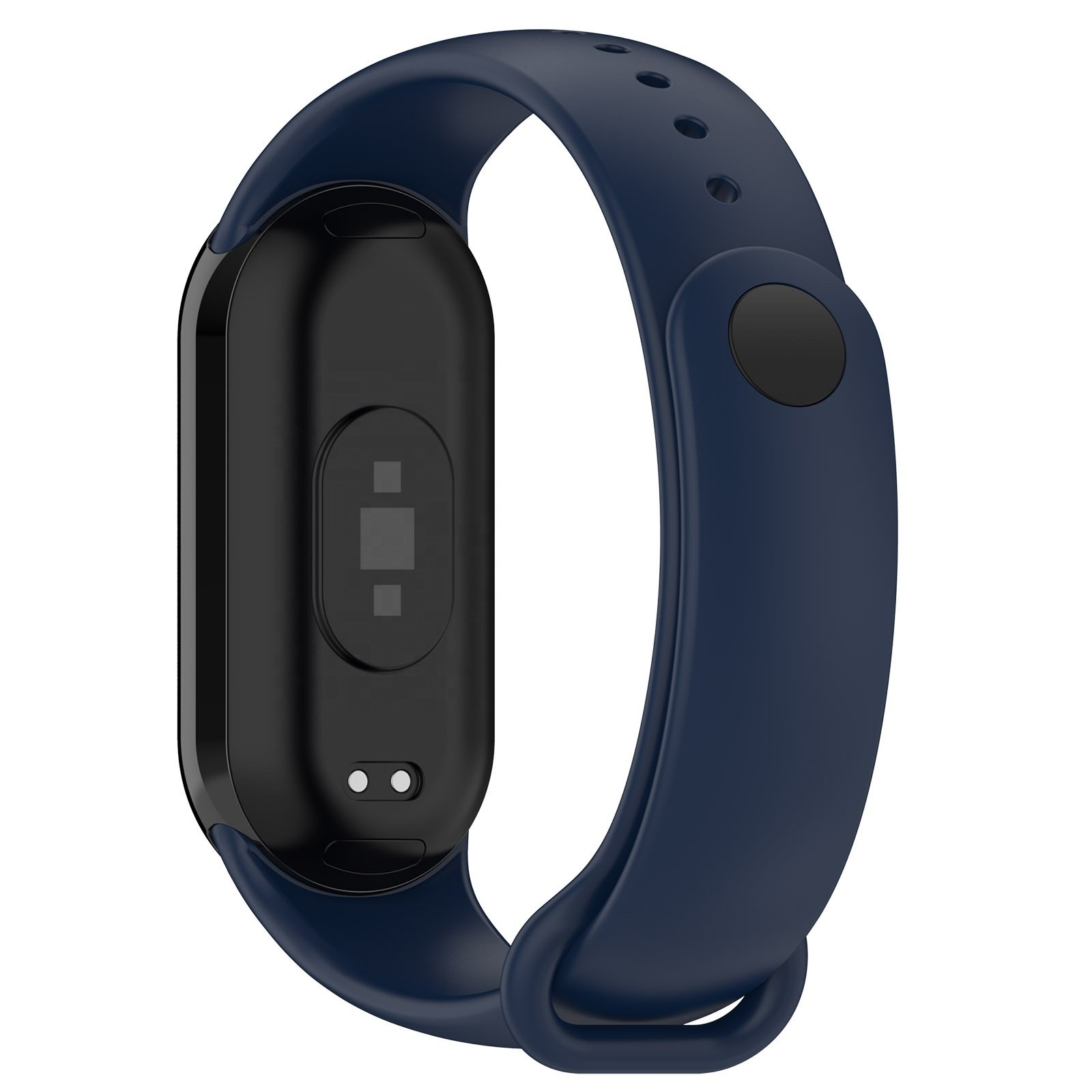 Silicone Sports Smart Watch Bracelet Replacement Wristband Metal Adapter Connector for Xiaomi Mi Band 8 Strap
