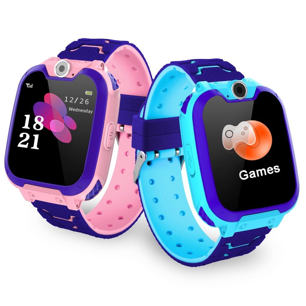Latest Children Waterproof IP67 Touch Screen SOS LBS Tracker Smartwatch Kids Smart Watch For Kids