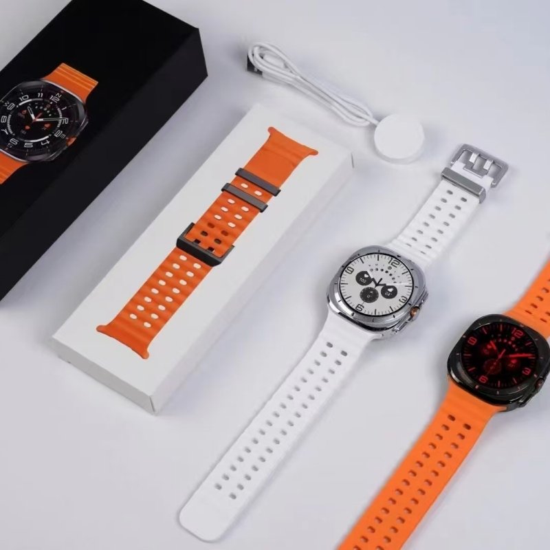 W7 Smart Leisure Watch 1.43-inch AMOLED Multi-sport Mode BT Calling Message Reminder Health Monitoring Men's Smart Watch