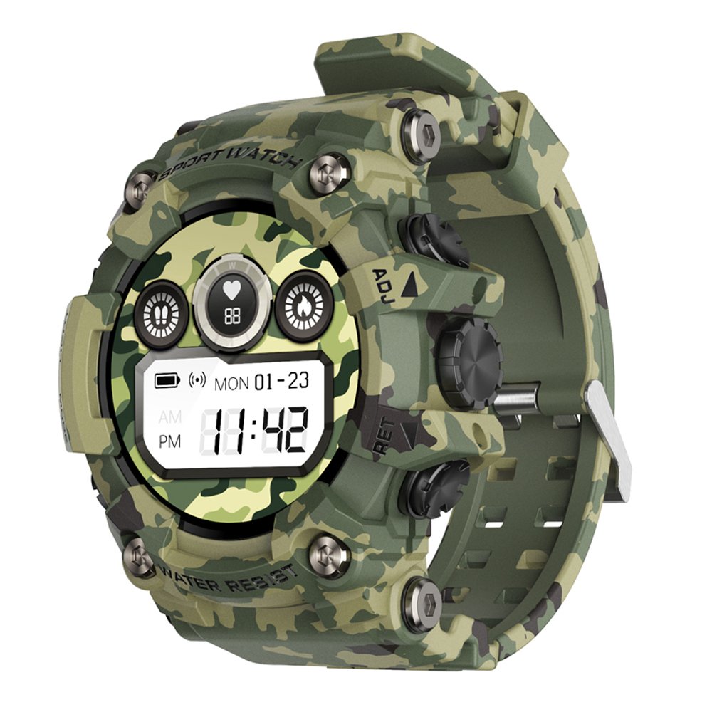 T6 Sport outdoor Smart watch 2023 1.28 inch IPS screen BT call IP68 Measure multiple heart rate Blood Pressure Test watch