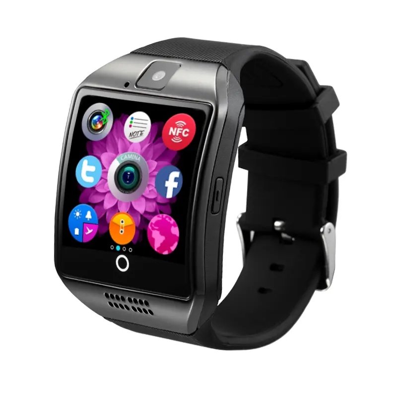 Q18 Smart Watch waterproof With Camera Micro SIM TF Card Slot Fitness Activity Tracker Sport Watch For ios Android