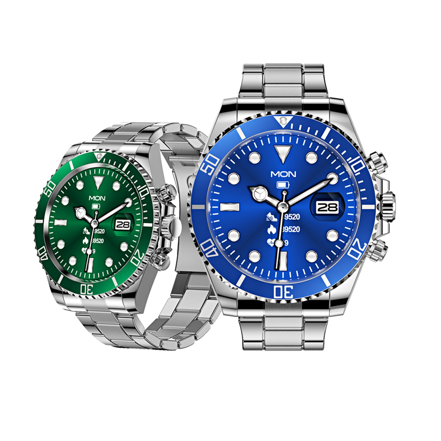 Hot Selling 2023 New Arrival Wholesale AW12 Luxury Watch All Touch Smart Watch BT Call Stainless Steel IP68 Waterproof For Men