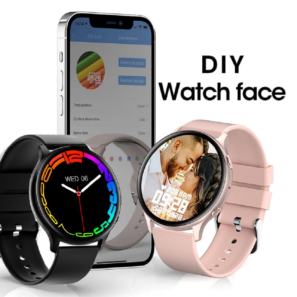 New Body Temperature Smart Watch Men HD 360*360 Screen Answer Call Dial Call Smartwatch for Samsung Watches Women AI Voice