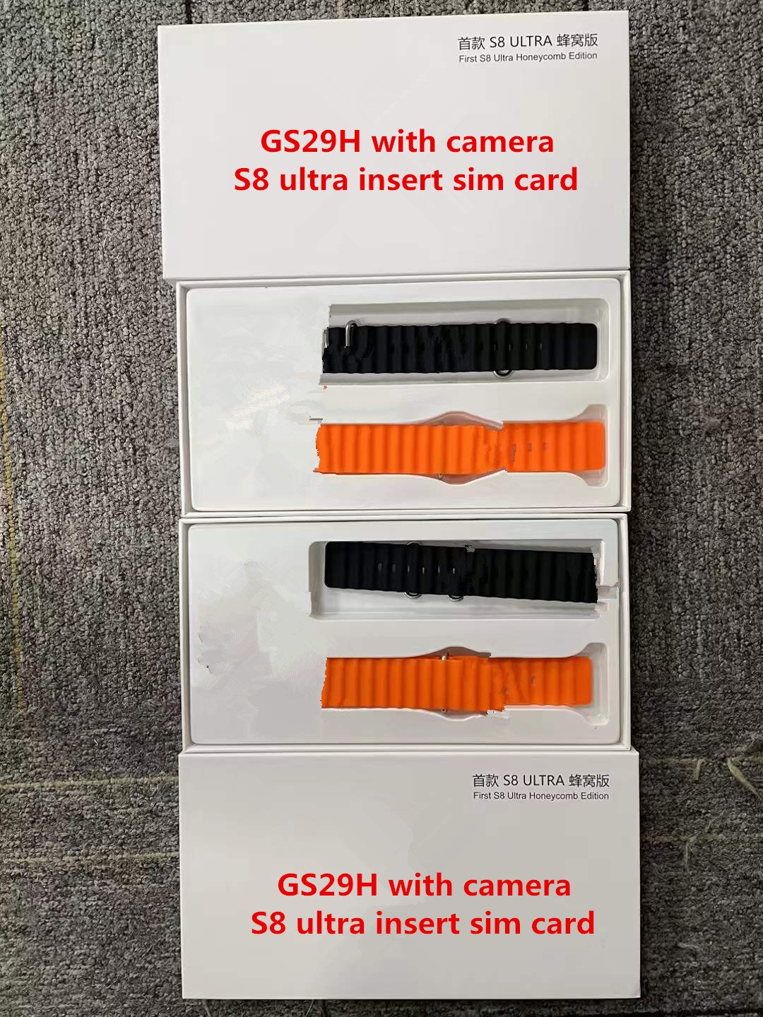 4g sim s8 ultra smart watch,s8 ultra smart watch 4g sim card,s8 ultra 4g android smartwatch with sim cards wifi gs29h camera