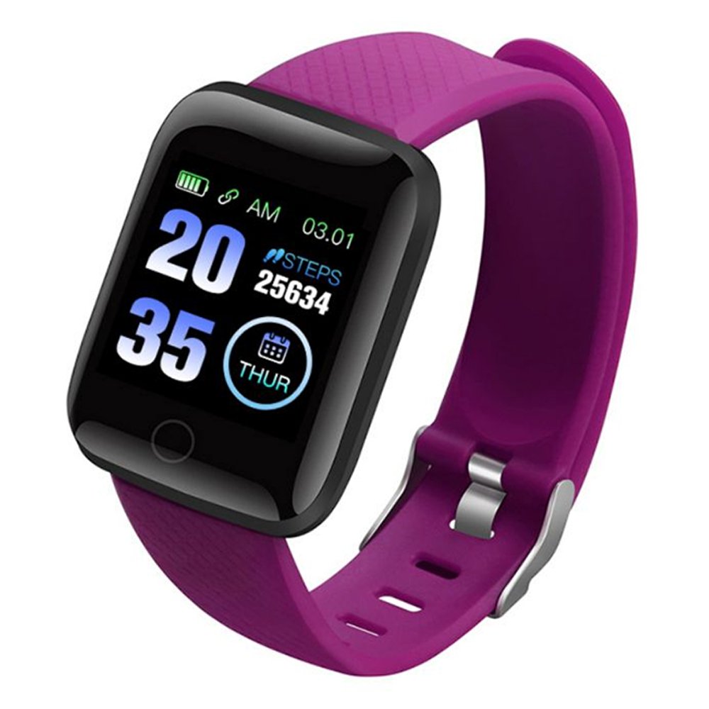 Hot Selling 116 plus colorful smart watch wrist band bracelet blood pressure sport wristband fitness D13 smartwatch