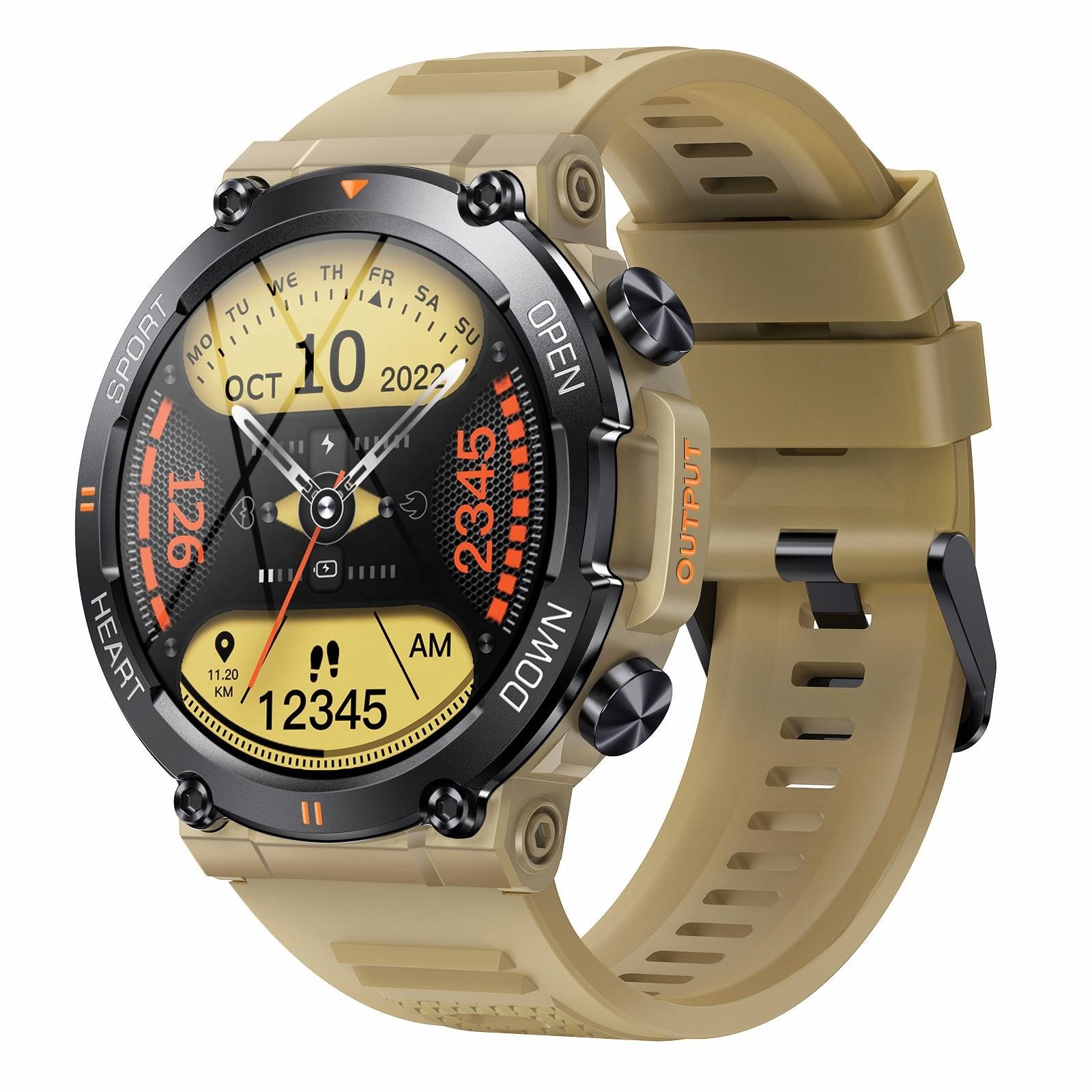 400mAh Long Standby K56 PRO Smart Watch for Men 1.39inch HD Screen Heart Rate Outdoor Sports Smartwatch pk k22