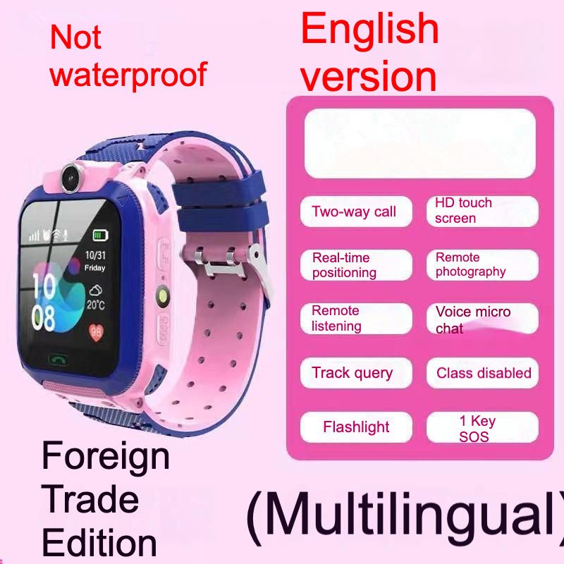 Q12 Waterproof Kids Smart Watch SOS Smartwatch Baby 2G SIM Card Clock Call Location Tracker watch