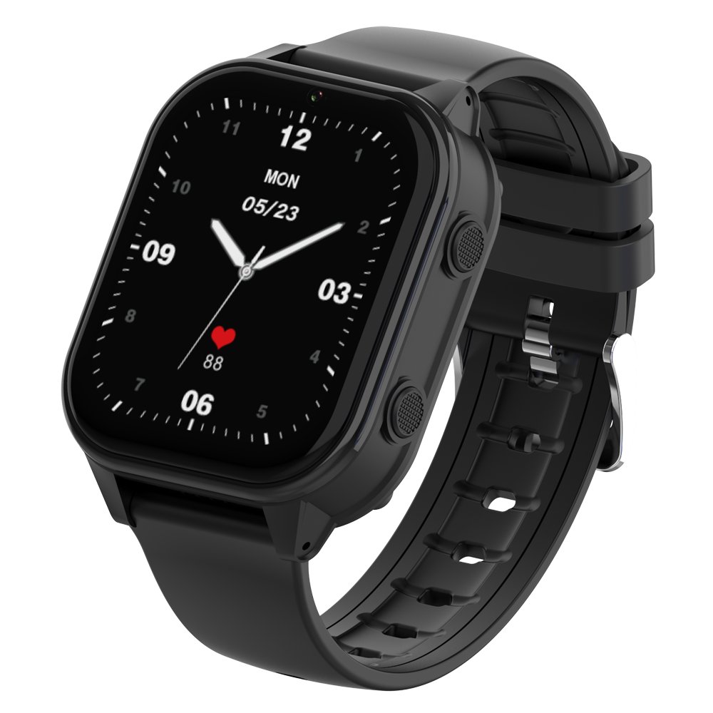 Wonlex big screen KT19 waterproof wifi smart phone watch dual camera video call gps smart watch VS KT18