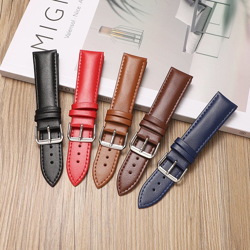 OEM ODM Smart Watch strap Leather watch band 20mm 22mm leather for apple watch strap