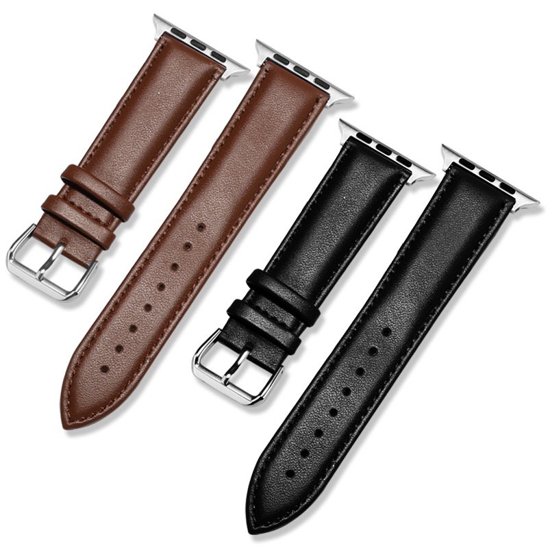 OEM ODM Smart Watch strap Leather watch band 20mm 22mm leather for apple watch strap