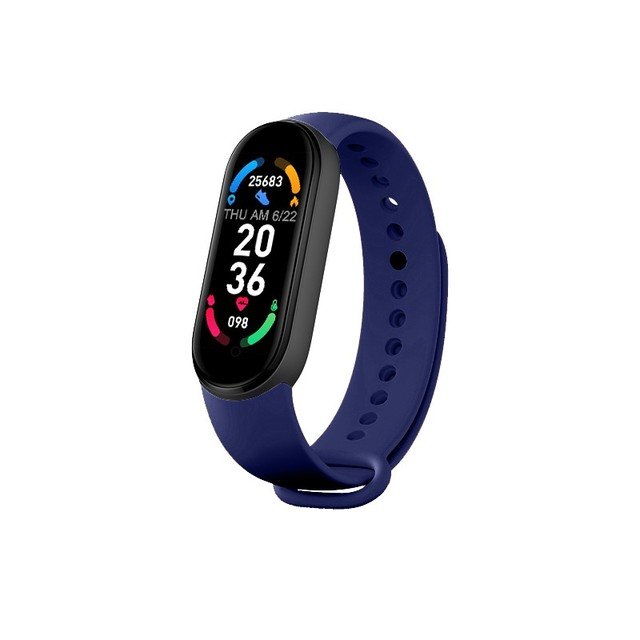 New Smart Watch M6 Smart Bracelet Mi Band Inteligente Pulseira 0.96 TFT Waterproof Fitness tracker Smart Wristband Watch