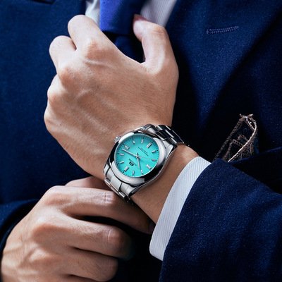 Automatic mechanical multifunctional luminous mesh steel belt belt super ocean big mens watches AUTOMATIC WATCH