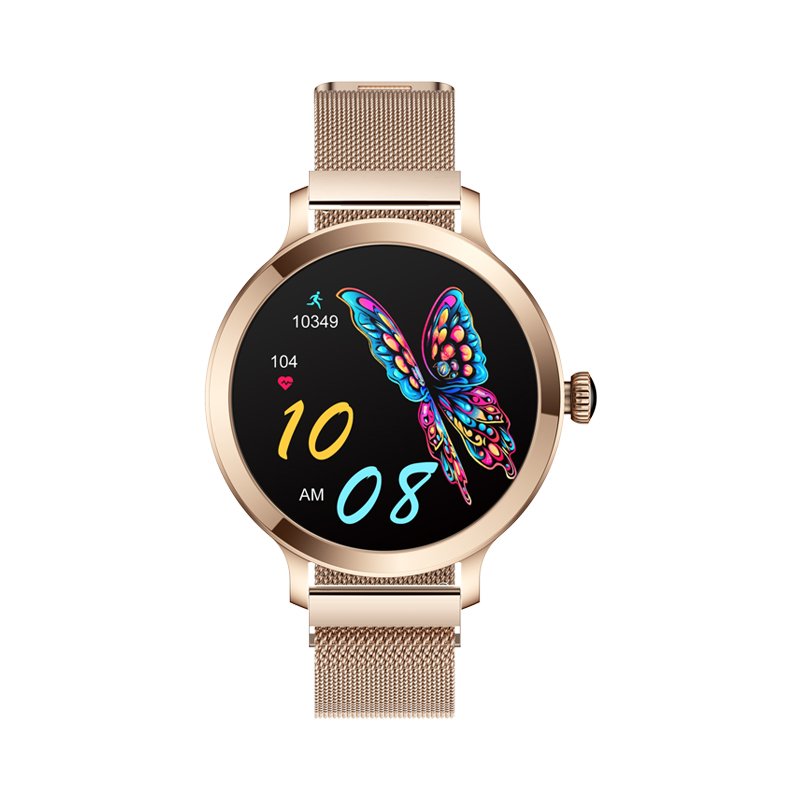 2024 Hot sale in Europe Luxury Design 1.06" AMOLED Screen Lady Smartwatch NX7 Smart Watch Women Rose Gold NX7 Smartwatch