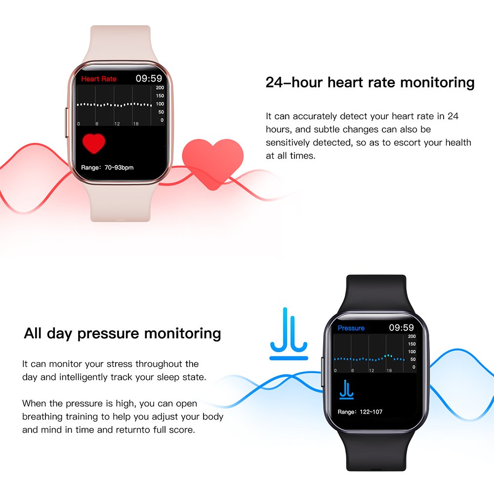 Q23 1.69'' Health monitor Relojes inteligentes Smartwatch 2024 Hombre Mujer Montres intelligentes Men Sports Fashion Smart watch