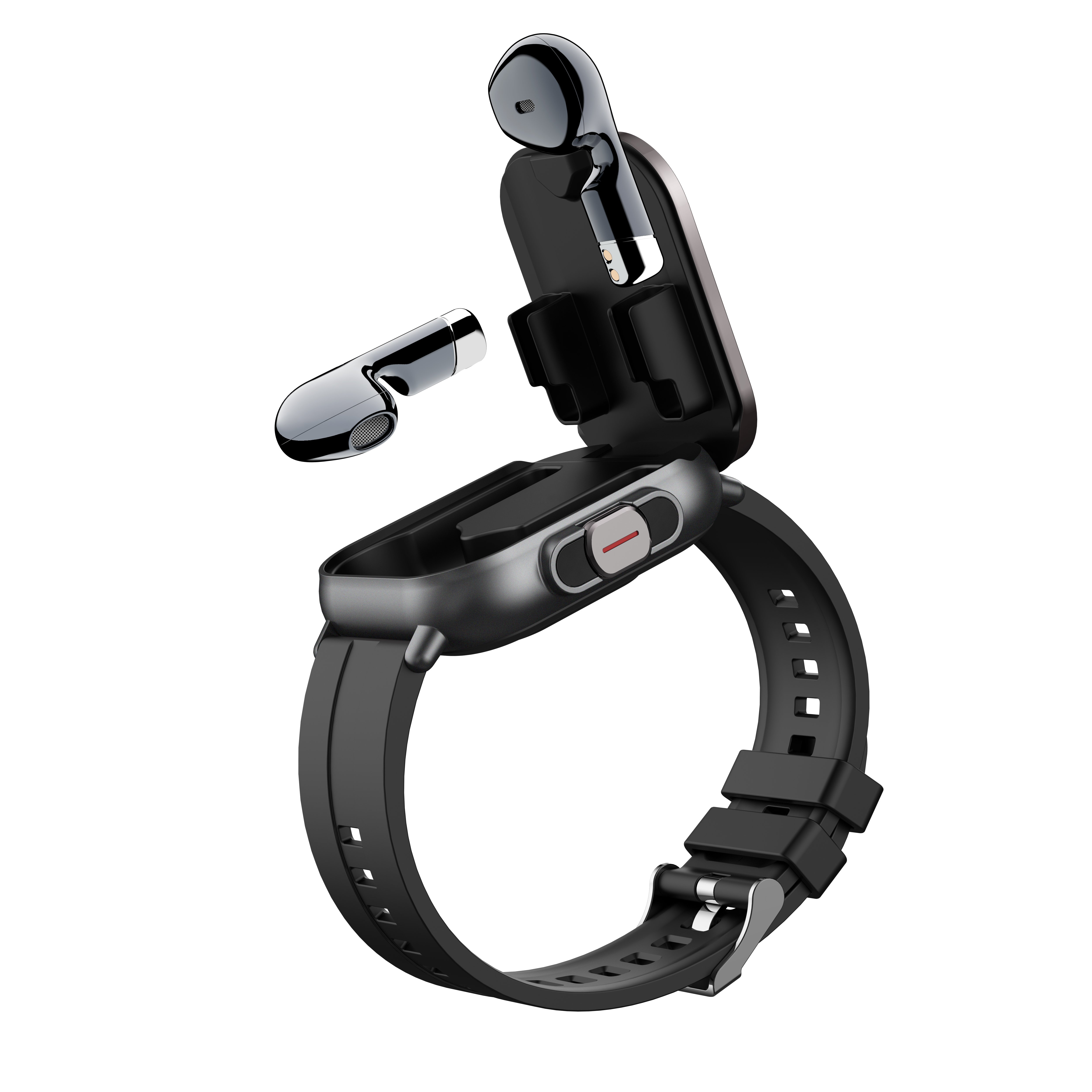 Smart Watch Tws Bt Call 2 In 1 With Earphones Support Breathing Training Waterproof Motion Track D8E Fashion Smartwatch