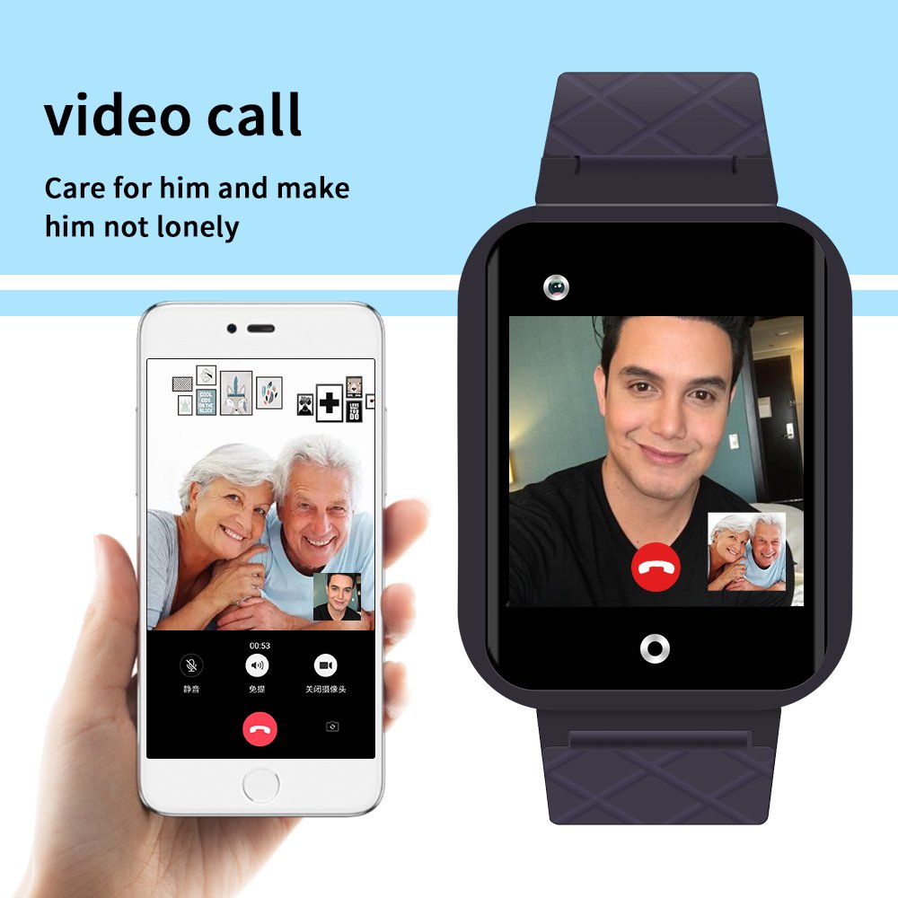 4G GPS tracking device GPS smart watch heart rate kids gps watch for children with sos and waterproof IP67