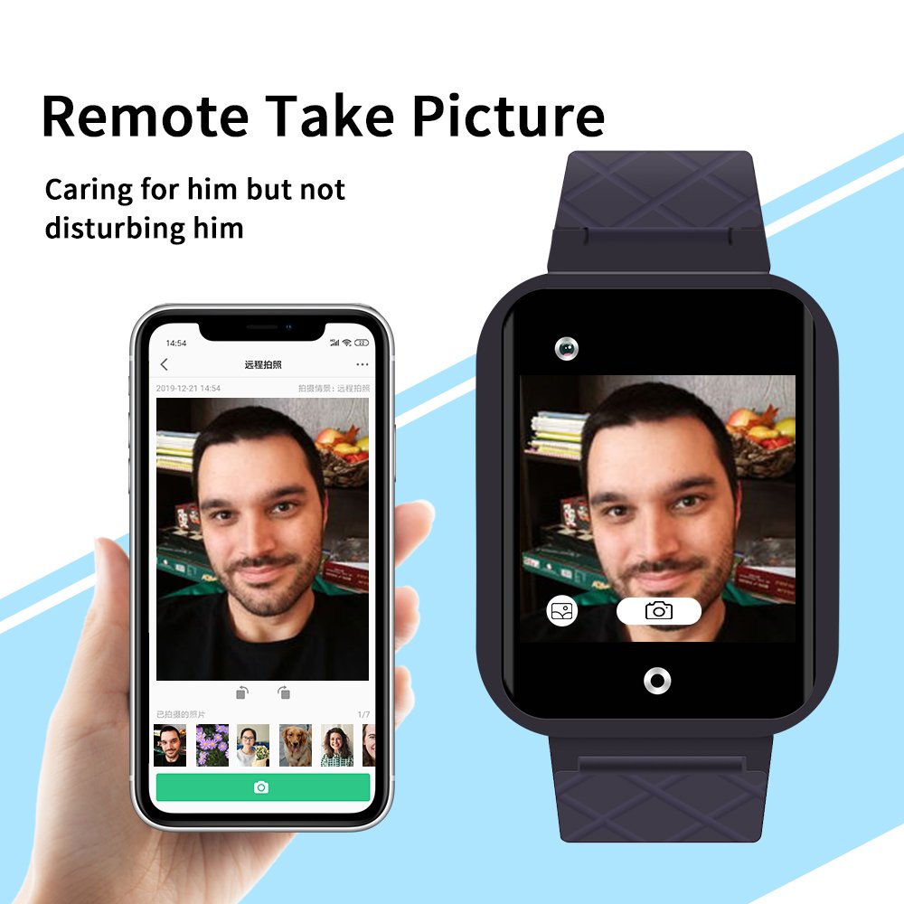 4G GPS tracking device GPS smart watch heart rate kids gps watch for children with sos and waterproof IP67