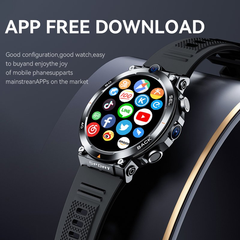 H10 T800 Ultra Android Men's Smartwatch For Men Haino Teko 4G Smart Watch Fitness Tracker 2024 High Quality With Sim Card
