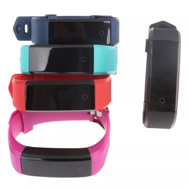 2023 Heart Rate Fit Bit Smart Band Bracelet Watch 115 plus with Step Calories Mileage Blood Pressure Sleep Monitoring