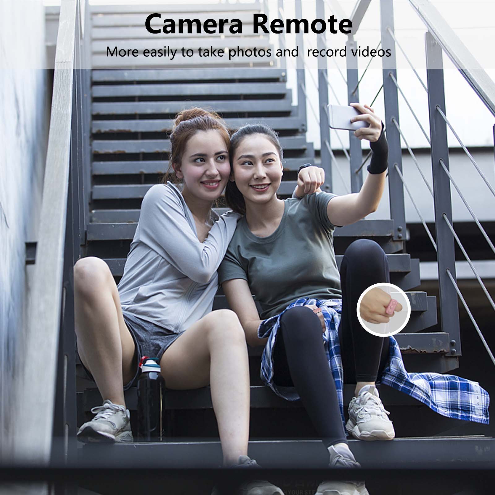 Bluetooth Remote Control for iPhone selfie Camera NFC self timer bluetooth remotely bluetooth ring smart