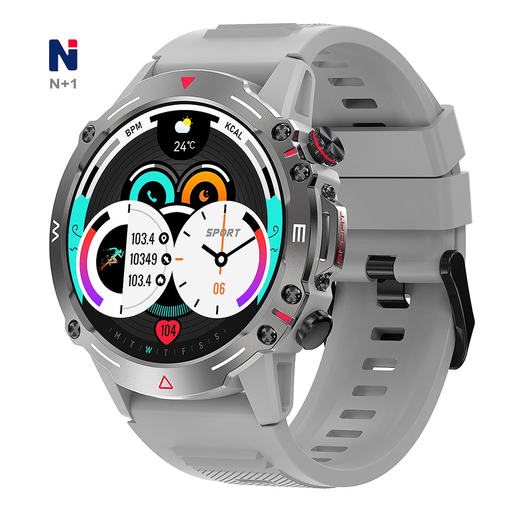 OEM ODM SDK Smartwatch ip68 outdoor sport look android ios men NFC amoled screen display smart watch with bp for Amazfit