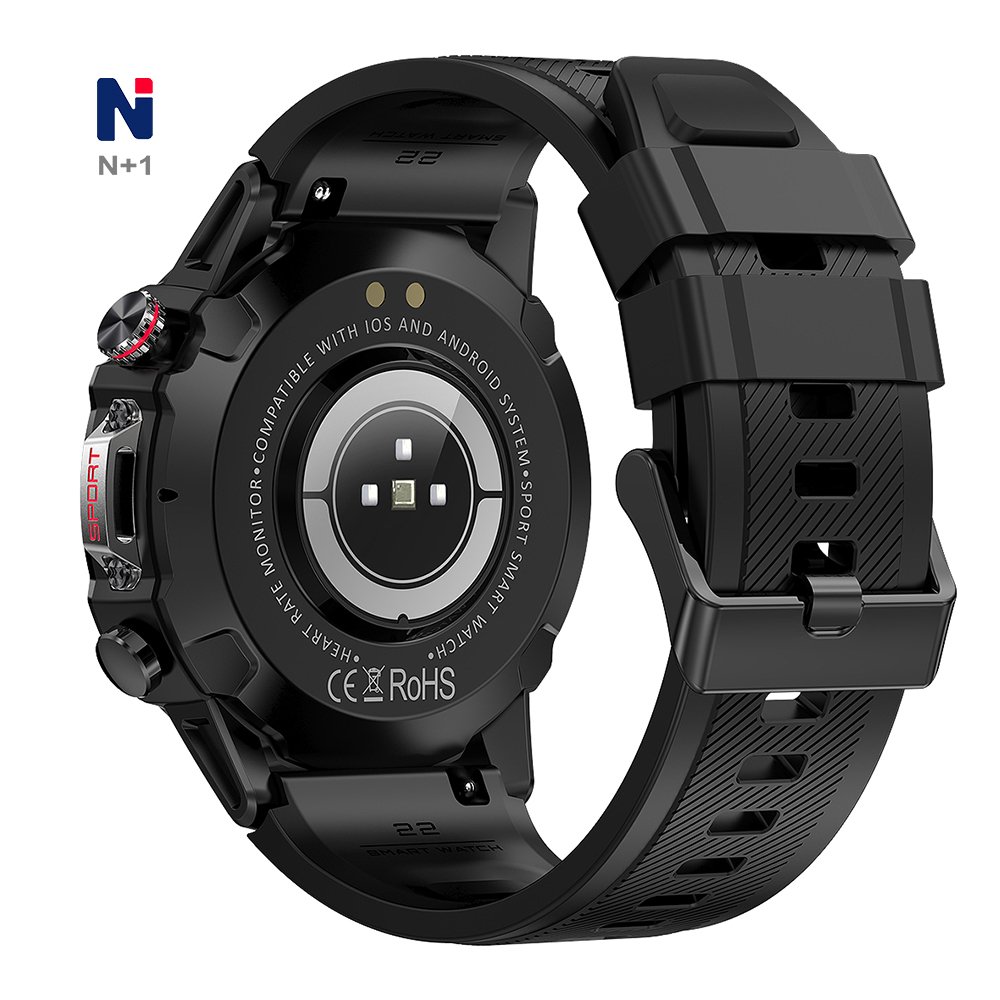 OEM ODM SDK Smartwatch ip68 outdoor sport look android ios men NFC amoled screen display smart watch with bp for Amazfit