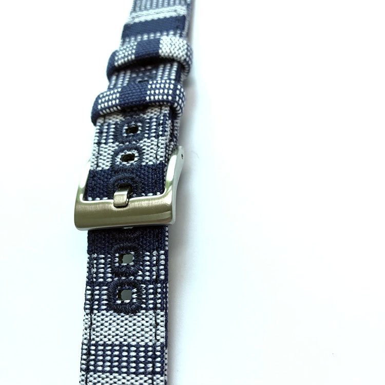 20mm 22mm Custom Canvas Fabric Sports Lady Straps For Smart Watch Apple / Huawei Honor / Panerai / Samsung / Garmin
