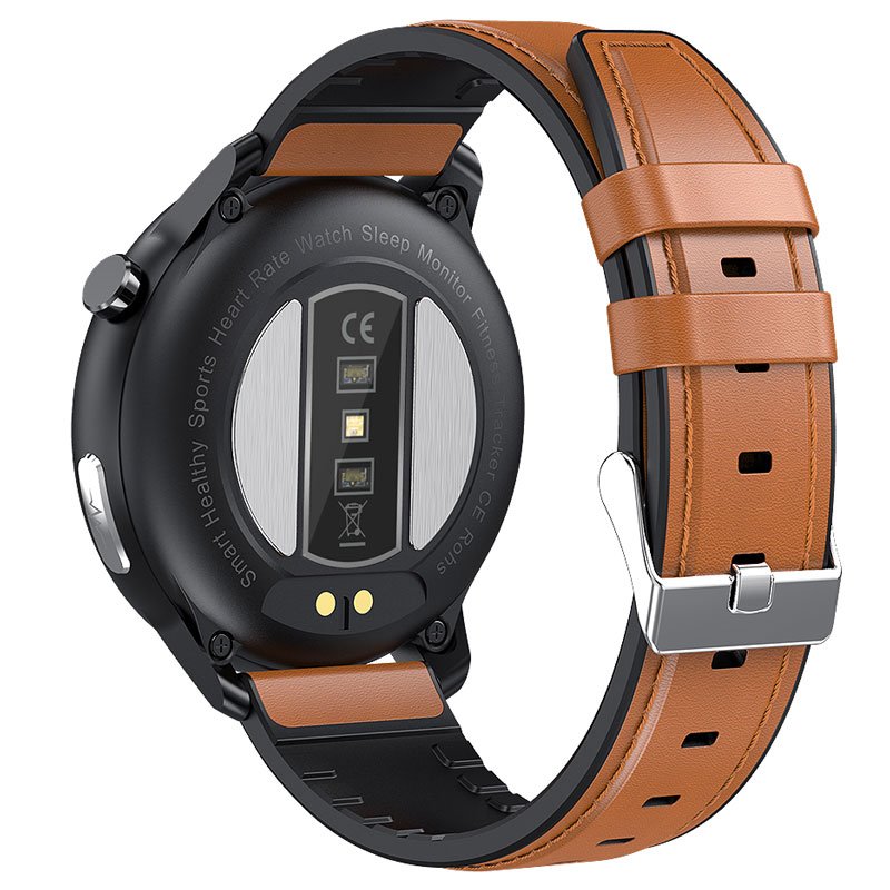 Smart Watch E80 Men Women Temperature Measurement IP68 Waterproof PPG+ECG Heart Rate Monitor Fitness Tracker Smartwatch