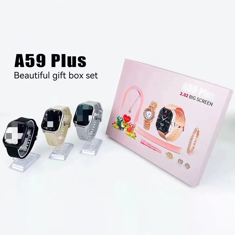2024 xztion Fashion Smart Watch For Women A59 plus Digital Smart Watch 2024 with Outdoor Heart Rate Tracker Touch Screen