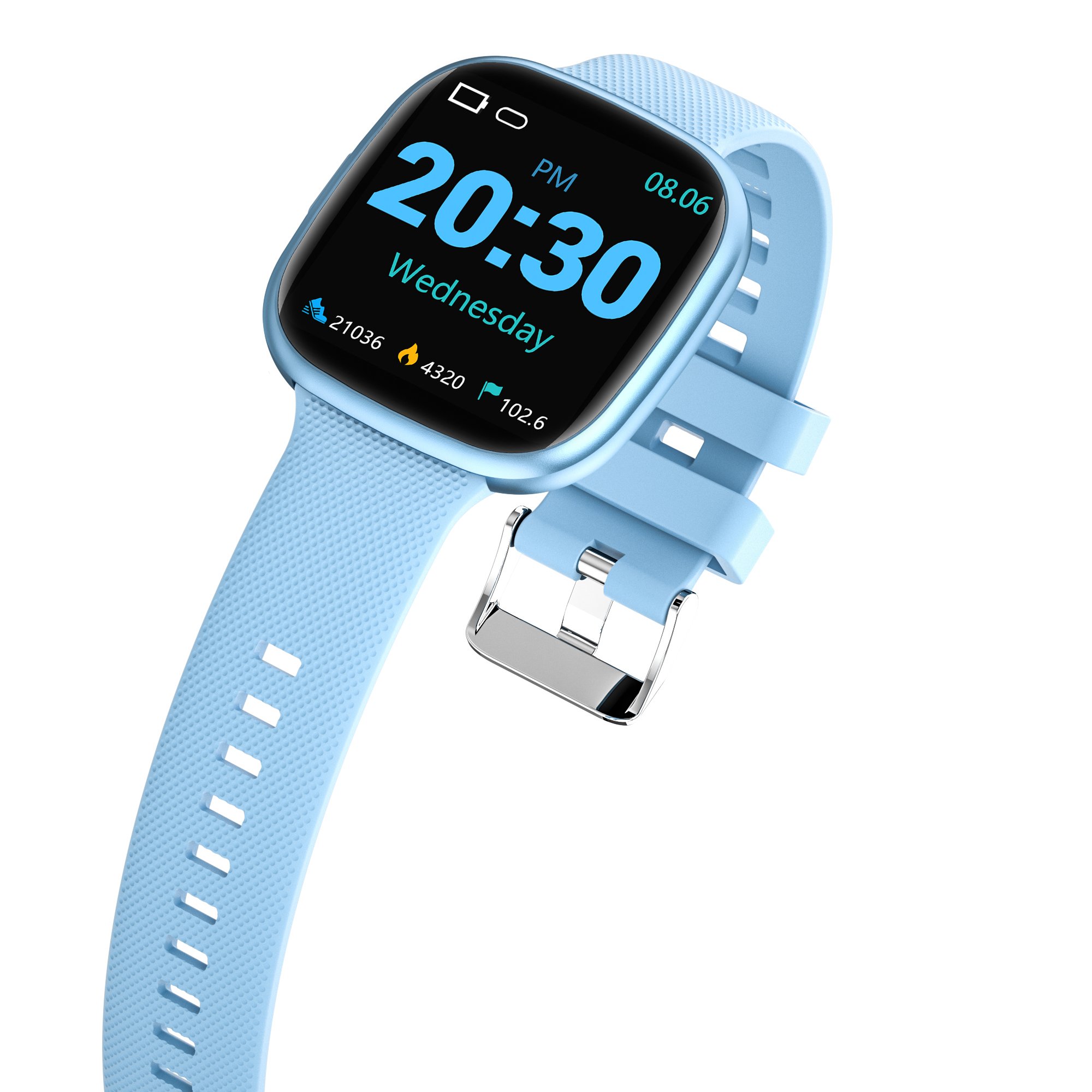 Slim Design KF01 Kids Fun Smart Watches Exercise Sleep Monitoring Smartwatch Remote Photo Music Control