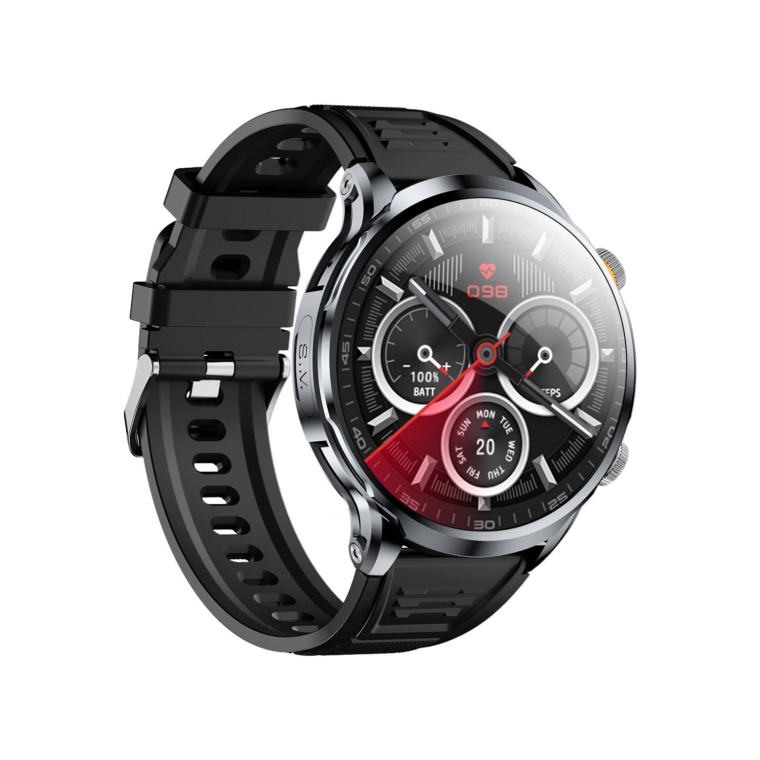 4G Network Brand Global Android New H18 Smart Watch Men's Dual HD Camera Full Touch Screen IP67 Waterproof Watch 64G SIM Call