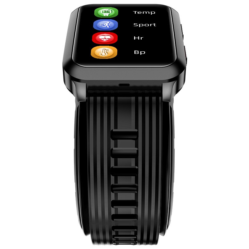 Smartwatch P60 Air Pump Airbag True Blood Pressure Oxygen Temperature Monitor Sphygmomanometer Smart Watch