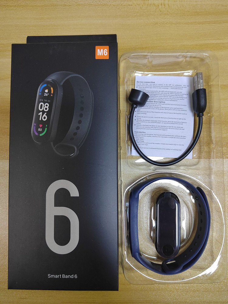 M6 Fitness Watch Smart Bracelet Heart Rate Smart Watch Band 6