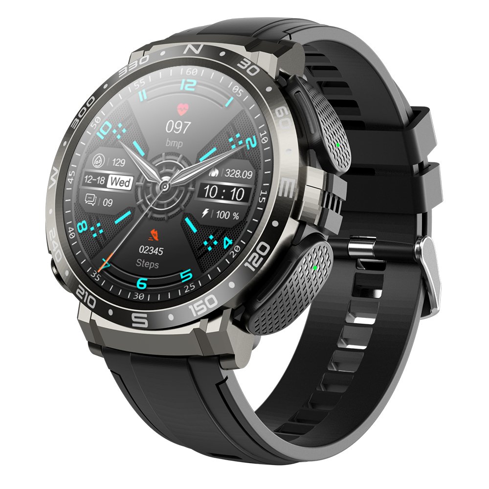 320mah 1.52 inch 2 in 1 Watch Headset M69 TWS Earbuds Wireless Charger Earphone Smart Watch Health Monitoring Smart Bracelet
